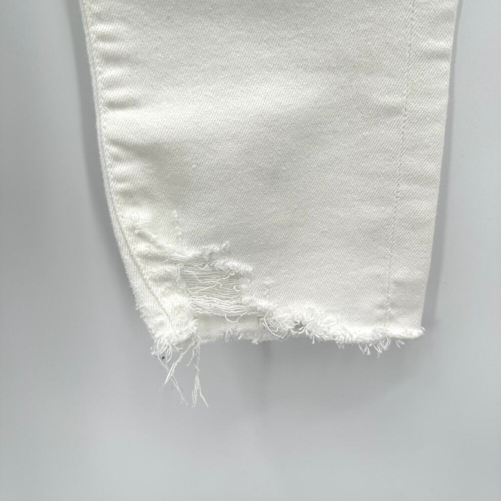 AGOLDE NWT Sophie High Rise Skinny White Denim Crop in Sanction // 00 (24) - Picture 10 of 12